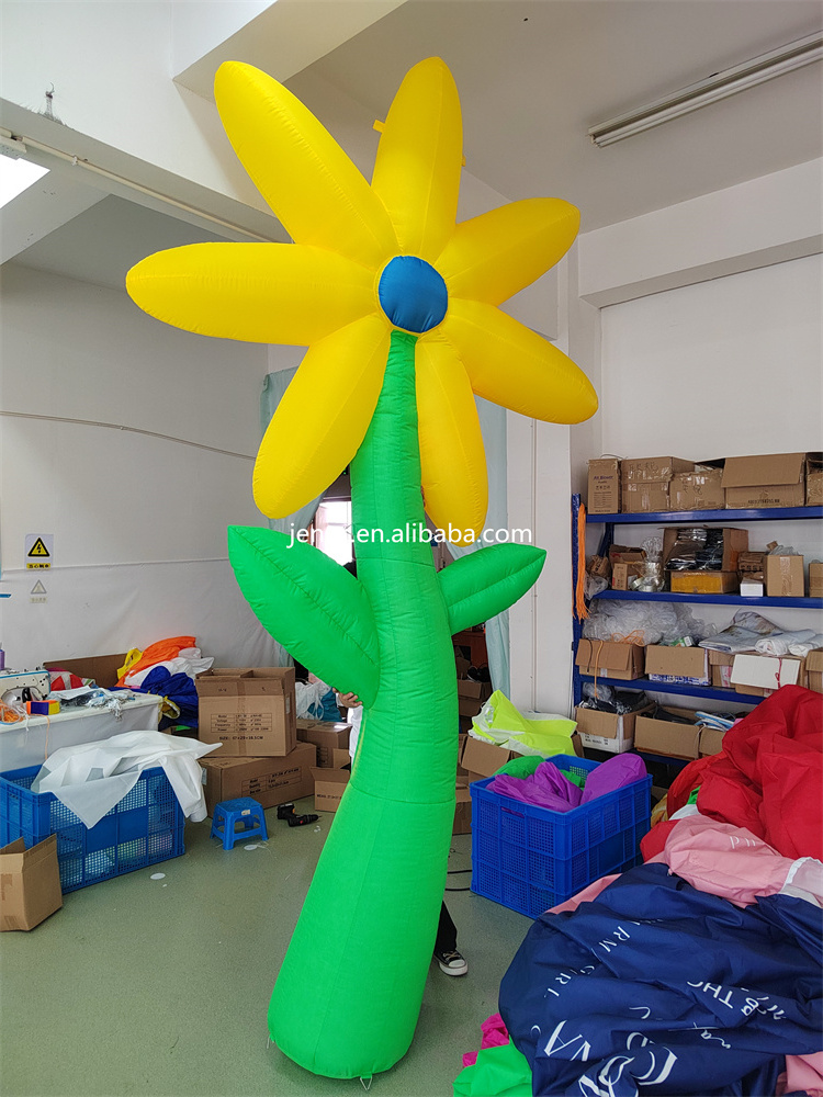 Alice in Wonderland Festival Party Inflatable Flowers Props Lighting Inflatable Flower