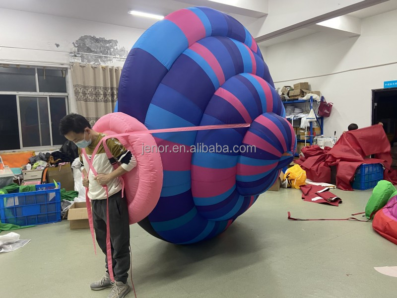 Walking Inflatable Snail Costume for Carnival Parade Performance