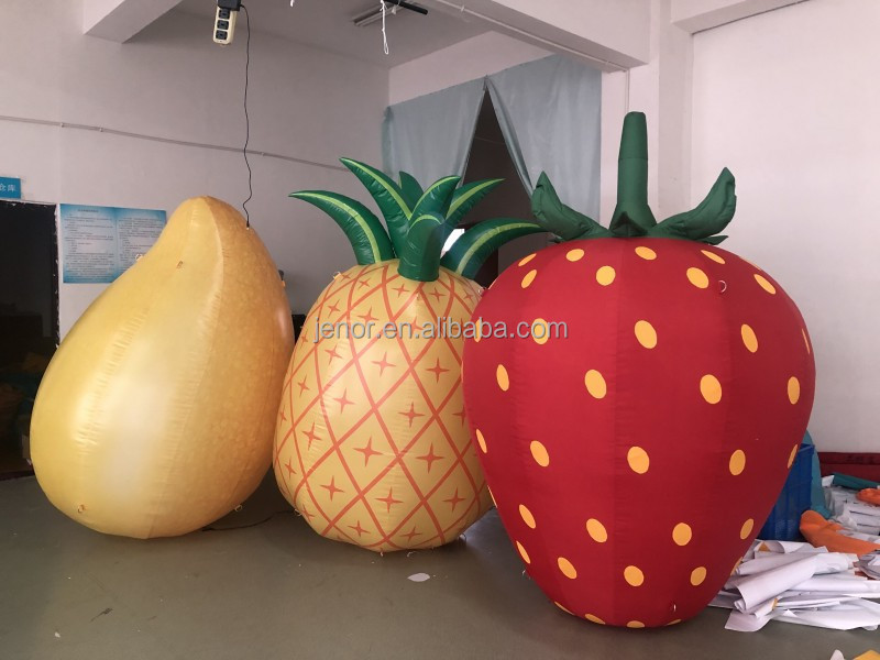 Inflatable strawberry inflatable fruit balloon for advertising promotion sales