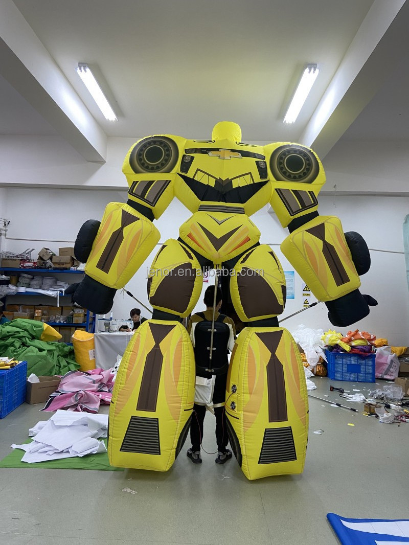 Street Parade Performance Giant Inflatable Walking Transformer Robot Costume