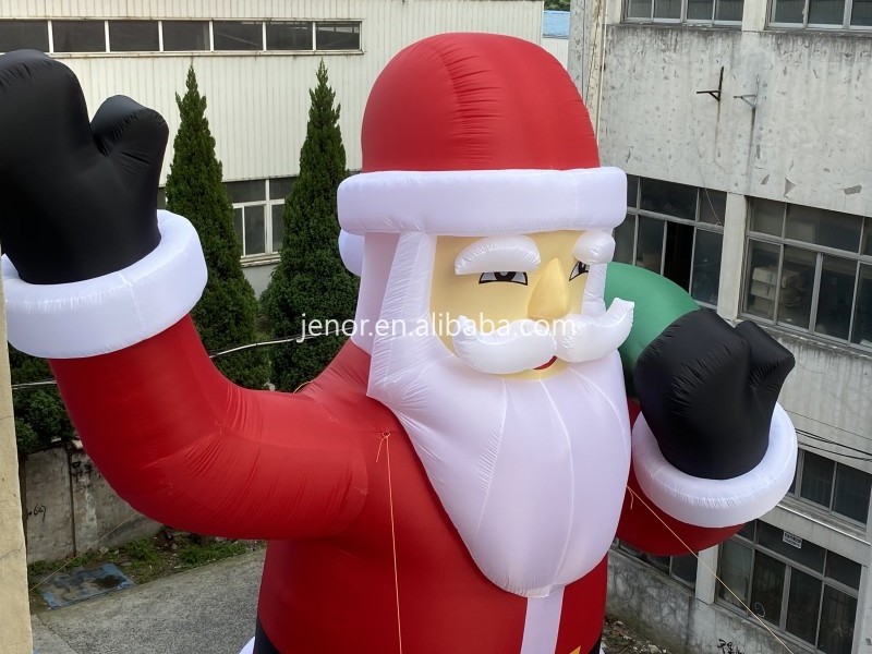 Giant Inflatable Christmas Inflatable Santa Claus Cartoon Outdoor for Xmas Advertising