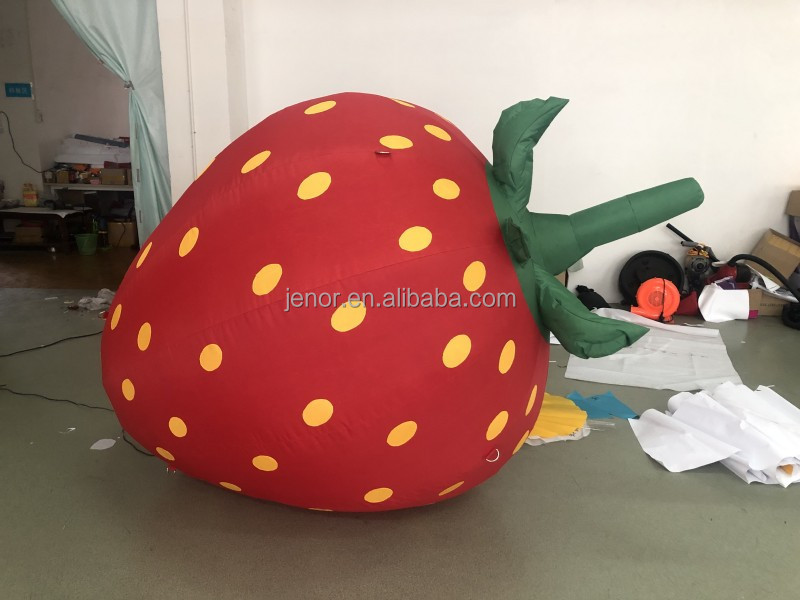 Inflatable strawberry inflatable fruit balloon for advertising promotion sales