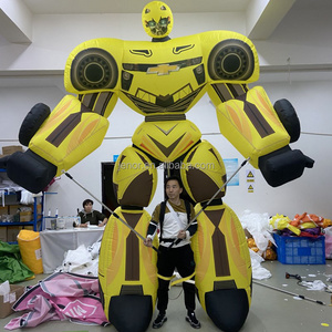 Street Parade Performance Giant Inflatable Walking Transformer Robot Costume