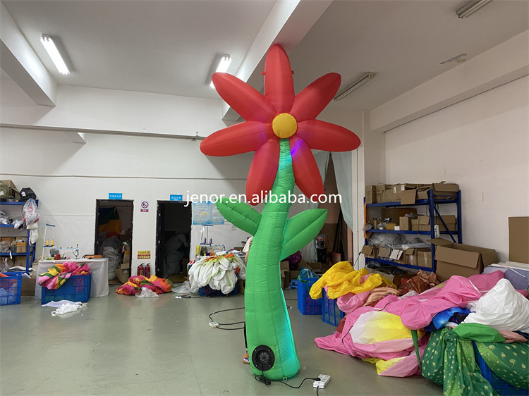 Alice in Wonderland Festival Party Inflatable Flowers Props Lighting Inflatable Flower