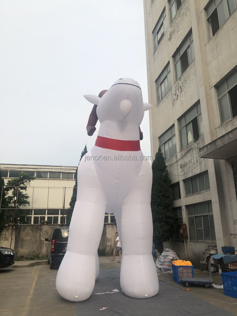 Customized inflatable goat character inflatable cartoon sheep model for outdoor advertising