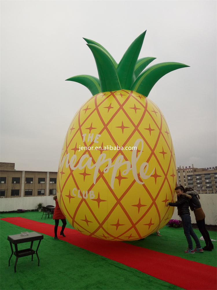 Giant Yellow Inflatable Pineapple Fruit Model for Advertising