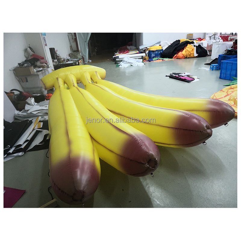 Giant Light Inflatable Bananas Advertising Fruit Model for Advertising Decoration