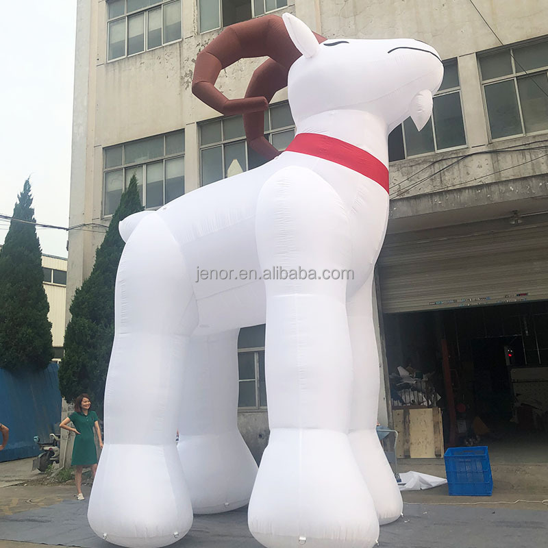 Giant High Inflatable Goat Animal Mascot for Outdoor Advertising