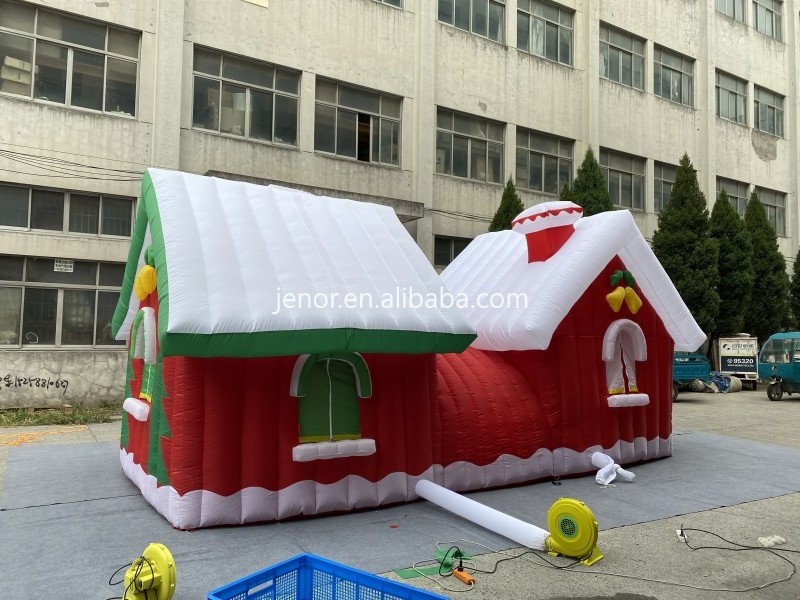 Inflatable Decoration Christmas House for Xmas Party Decoration