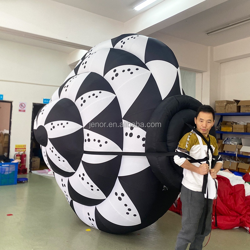 Giant Carnival Parade Inflatable Snail Costume Puppet for Event Performance