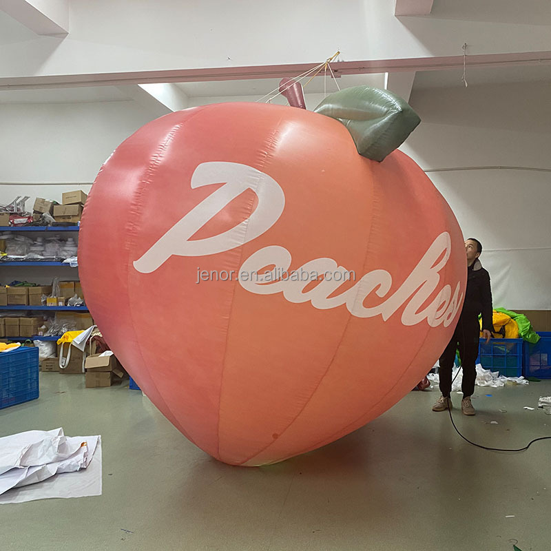 Advertising Inflatable Peach Inflatable Fruit Model for Decoration