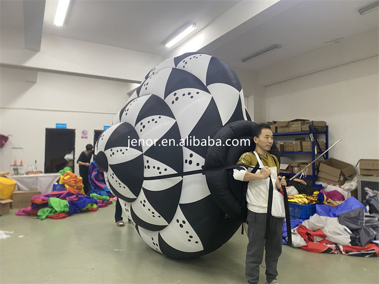 Giant Carnival Parade Inflatable Snail Costume Puppet for Event Performance