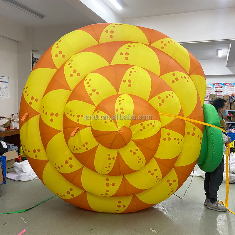 Giant Carnival Parade Inflatable Snail Costume Puppet for Event Performance