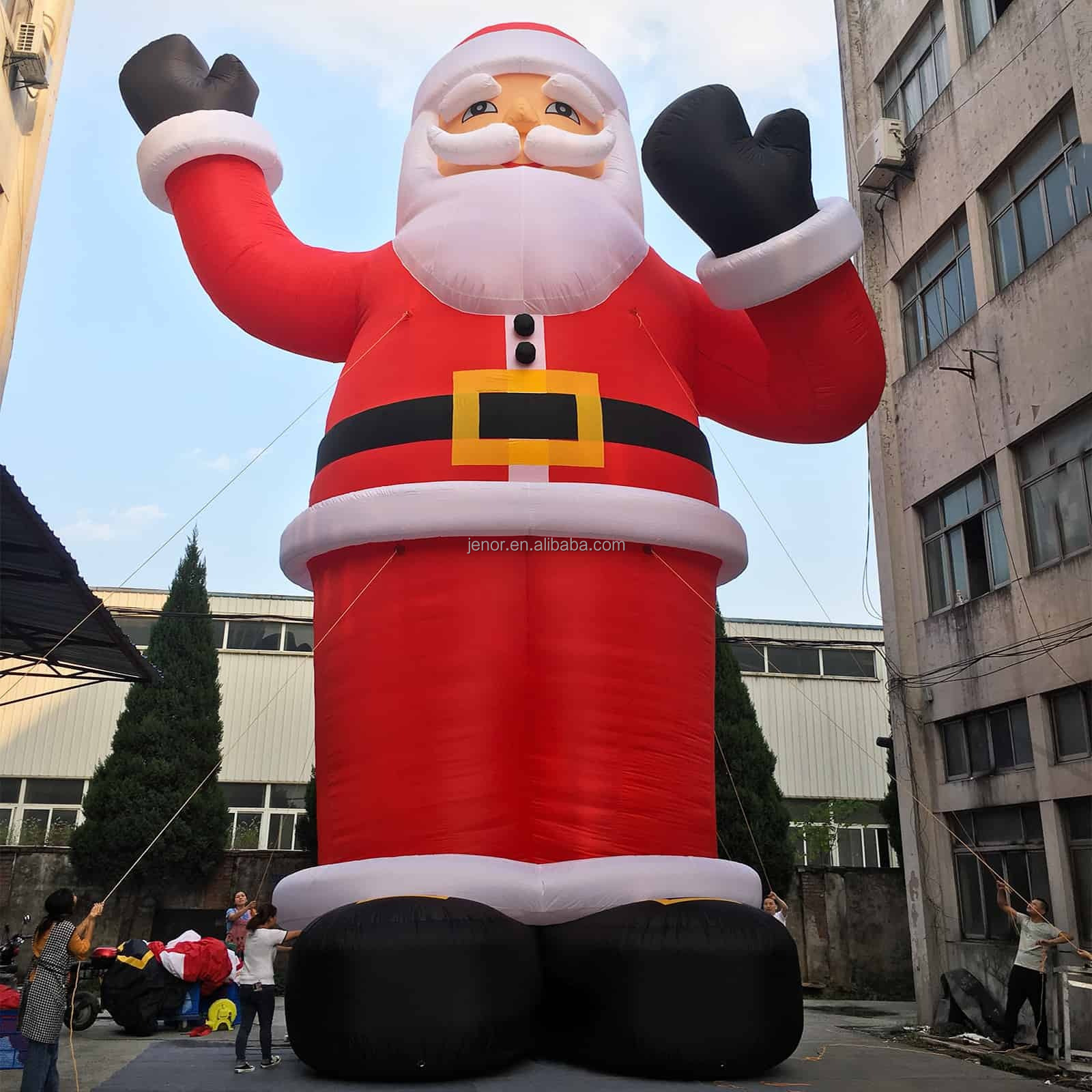 Giant 50FT Santa Claus Christmas Inflatable for Outdoor Party Display Advertising