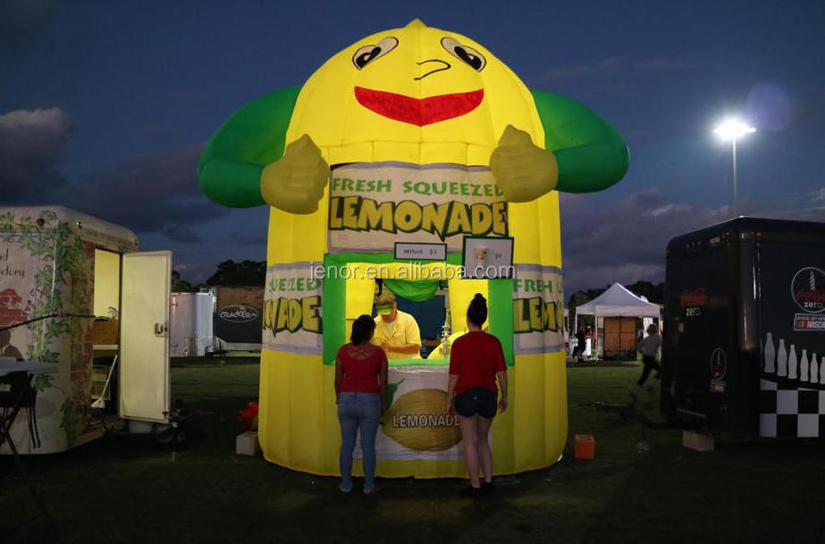 Pop up inflatable ice cream kiosk booth tent for advertising