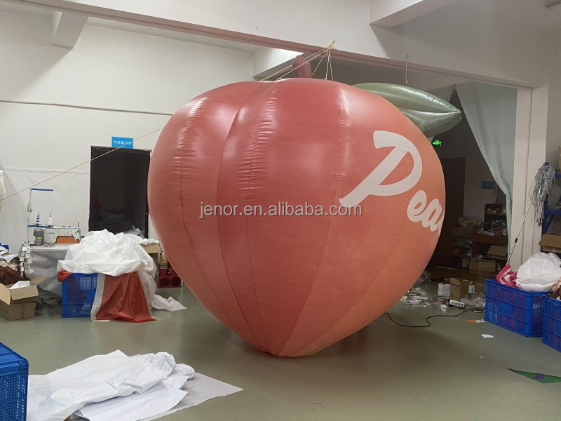 Advertising Inflatable Peach Inflatable Fruit Model for Decoration