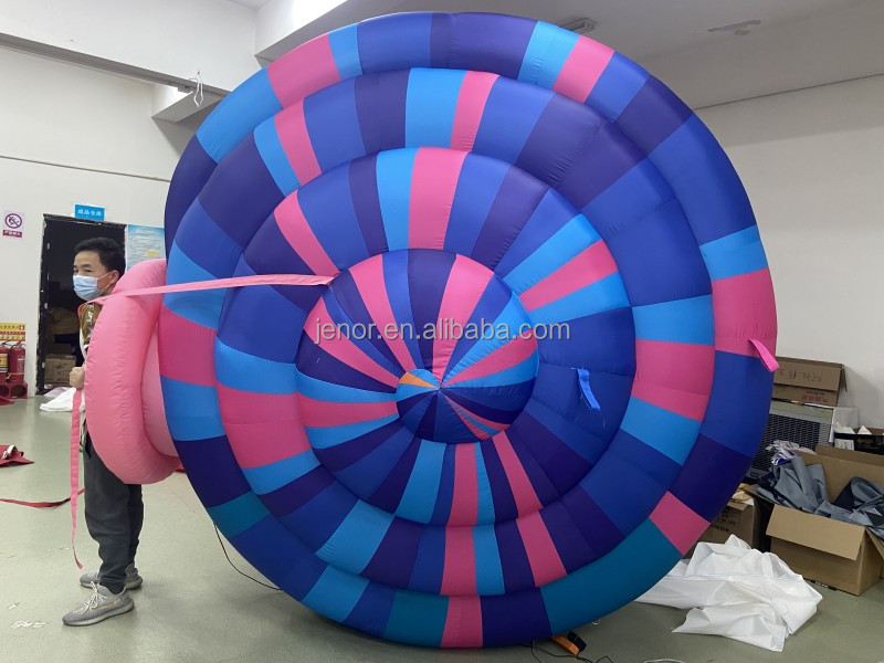 Walking Inflatable Snail Costume for Carnival Parade Performance