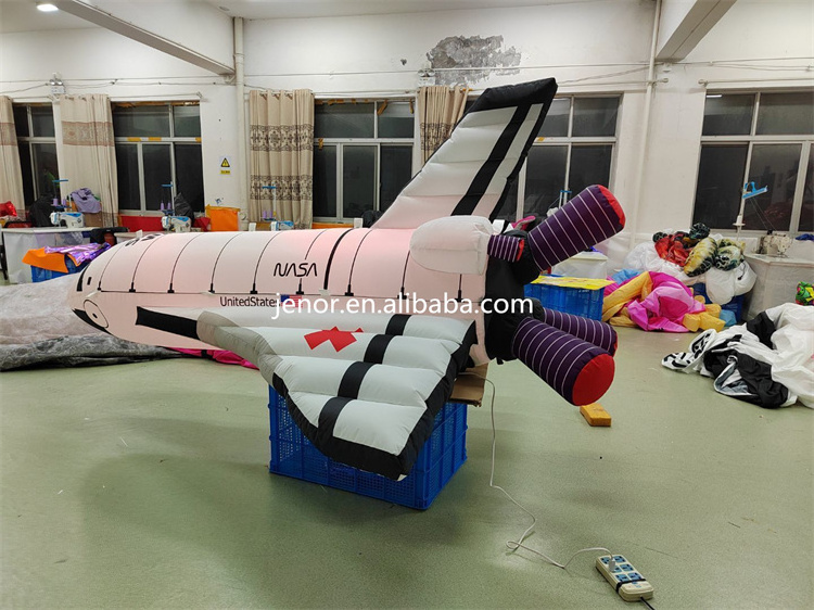 Advertising Lighting Inflatable Rocket Inflatable Aircraft Airplane Model for Decoration