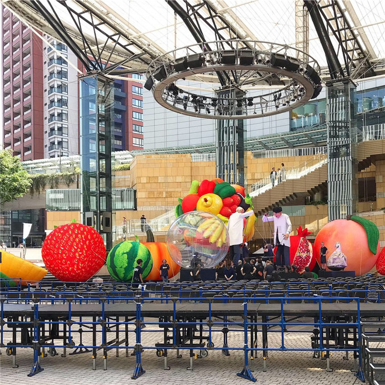 Outdoor advertising inflatable lemon inflatable peach pineapple fruit inflatable pumpkin vegetable tree decoration