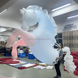 Decoration Walking Inflatable Horse Costume with Light for Carnival Parade Performance