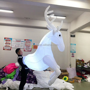 Christmas Party Parade Decoration Inflatable Walking Reindeer Costume