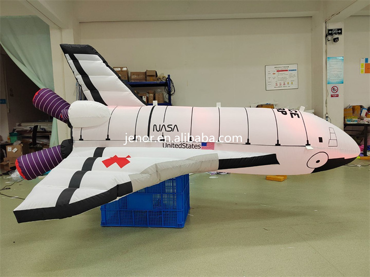 Advertising Lighting Inflatable Rocket Inflatable Aircraft Airplane Model for Decoration