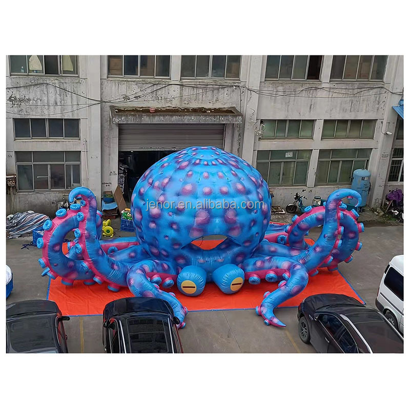 Durable Inflatable Octopus Tent With Tentacles For Themed Decoration