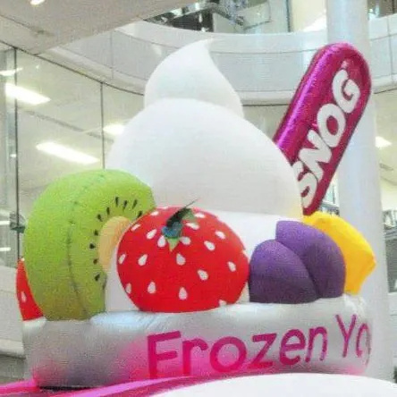 Pop up inflatable ice cream kiosk booth tent for advertising