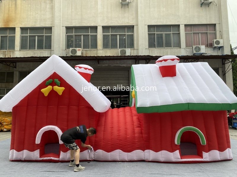 Inflatable Decoration Christmas House for Xmas Party Decoration