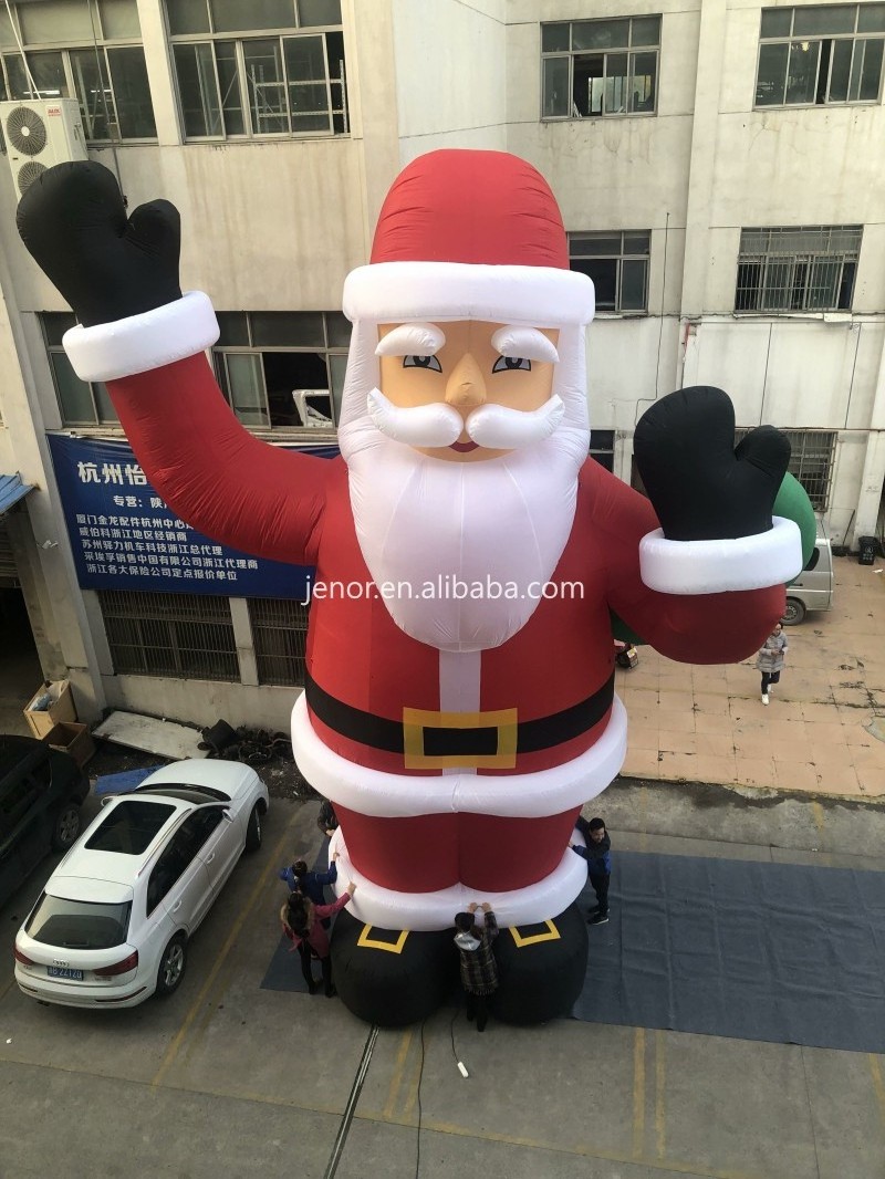 Giant Inflatable Christmas Inflatable Santa Claus Cartoon Outdoor for Xmas Advertising