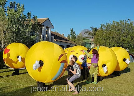 Happy Face inflatable emotion Costume for Adult