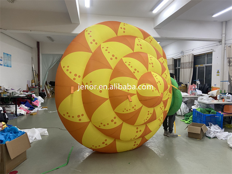 Walking Inflatable Snail Costume for Street Parade Christmas Advertising