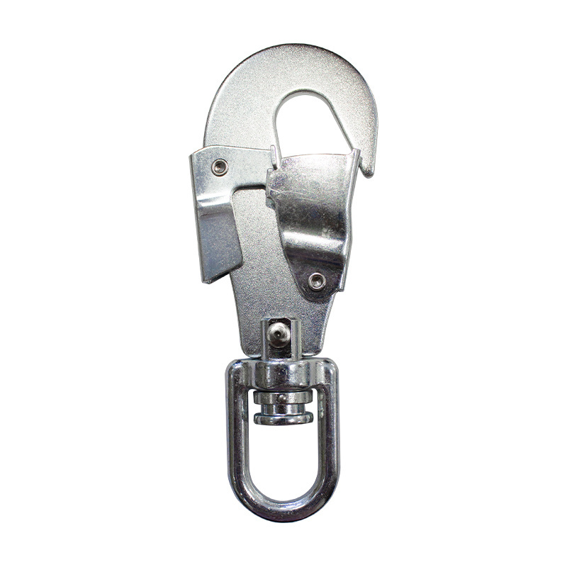 Factory  Custom High Quality  Safety  Steel Swivel Snap Hook For Fall Protection/Works At Heights