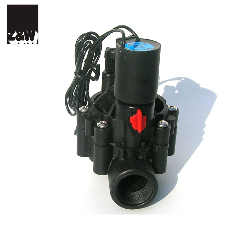 plastic irrigation solenoid valve 076DH for water garden landscape suitable rain bird and hunter AC24 3/4 INCH DN20