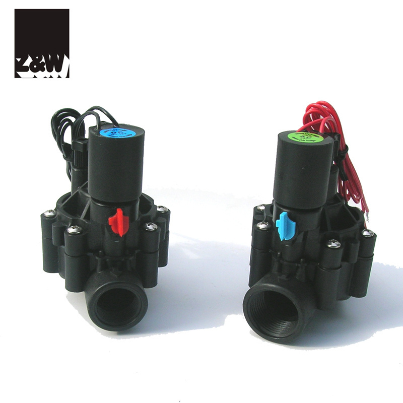 plastic irrigation solenoid valve 076DH for water garden landscape suitable rain bird and hunter AC24 3/4 INCH DN20