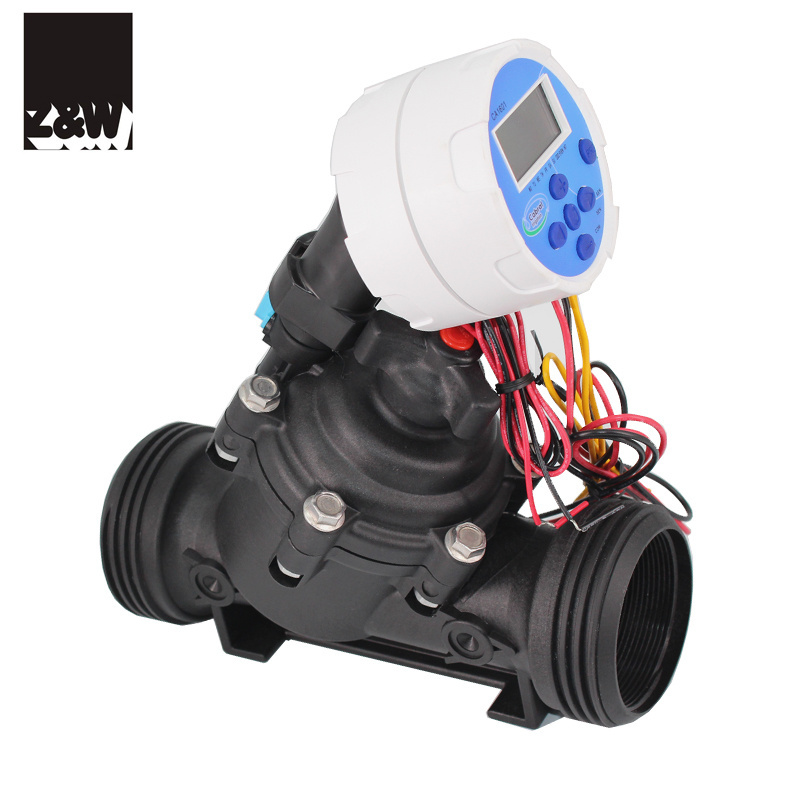 irrigation timer valve controller one zone station waterproof DC LATCHING 9V battery operating