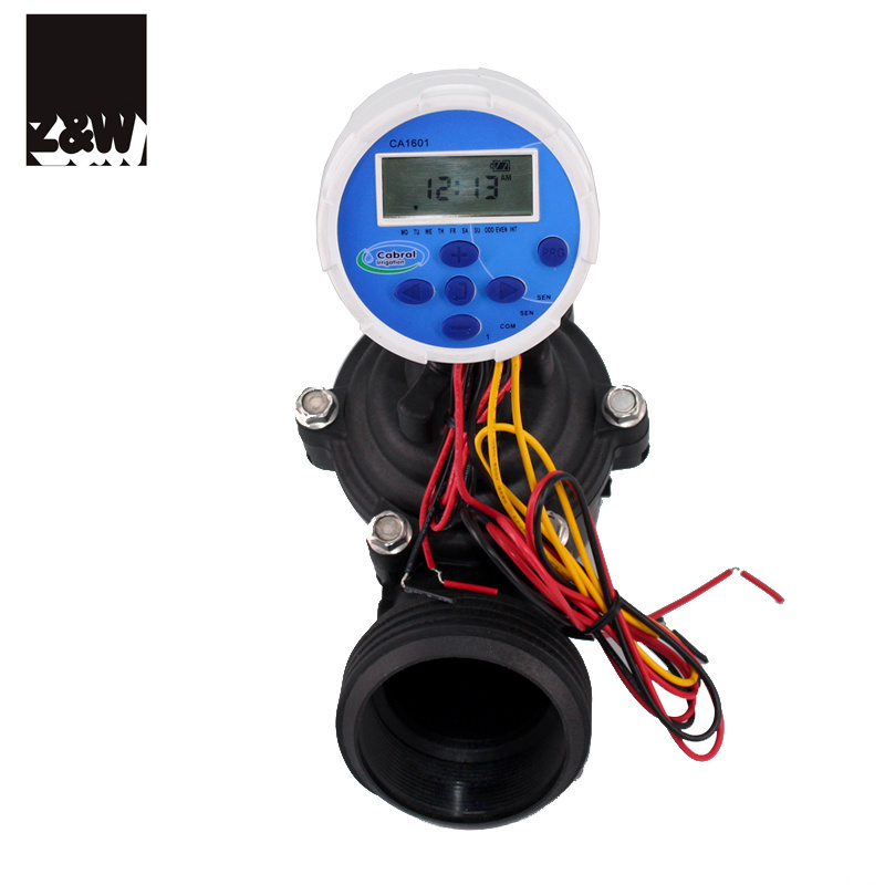 irrigation timer valve controller one zone station waterproof DC LATCHING 9V battery operating