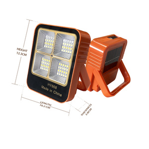 JENSJ 668 IP65 waterproof led flood garden lights Solar Camping emergency light Outdoor Portable Camping Fishing Flood lights