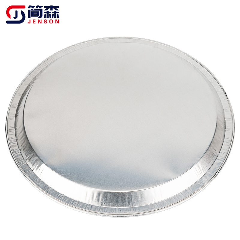 Non-Stick Round Pizza Pie Pan Aluminum Foil Plates for Dinner Wedding Party Hotel Specialty Plates