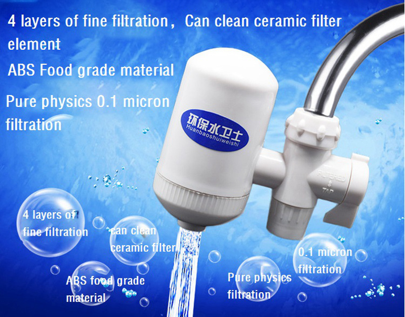 Best selling items activated carbon tap water purifier kitchen faucet household filter in China