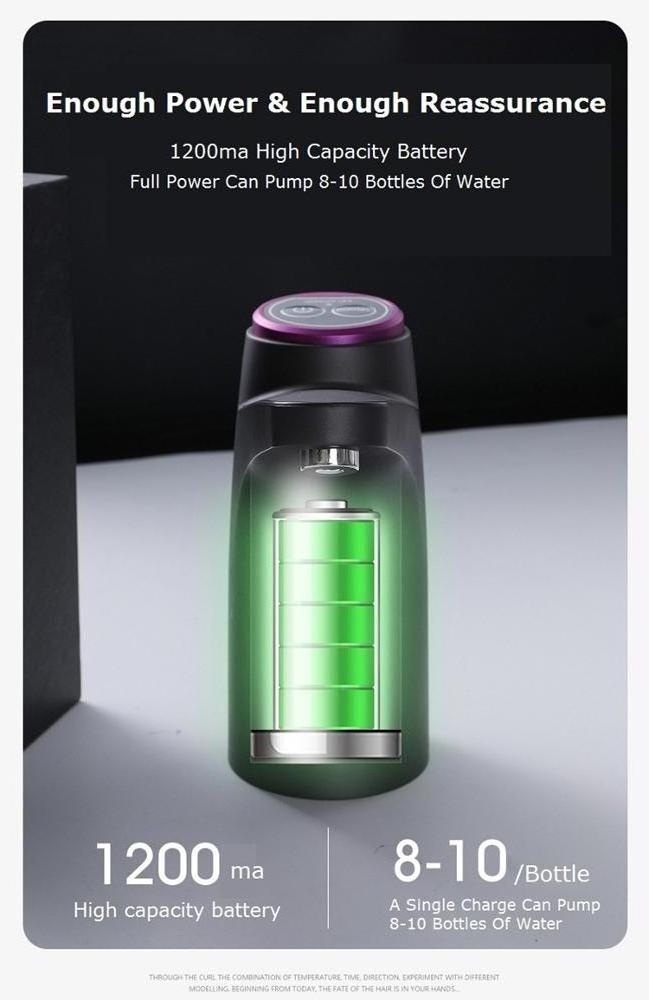 China hot sell Automatic electric mini water dispenser rechargeable bottle drinking pump with good quality