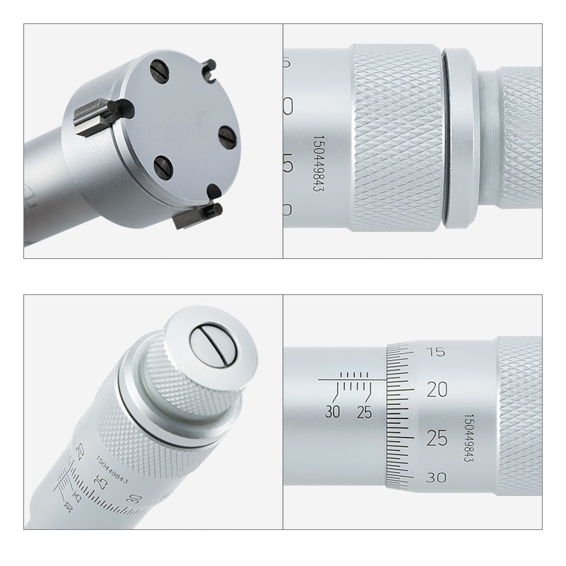 High precision 3-jaw/three-point inner diameter micrometer 6-300mm for measuring the inner diameter of bearings