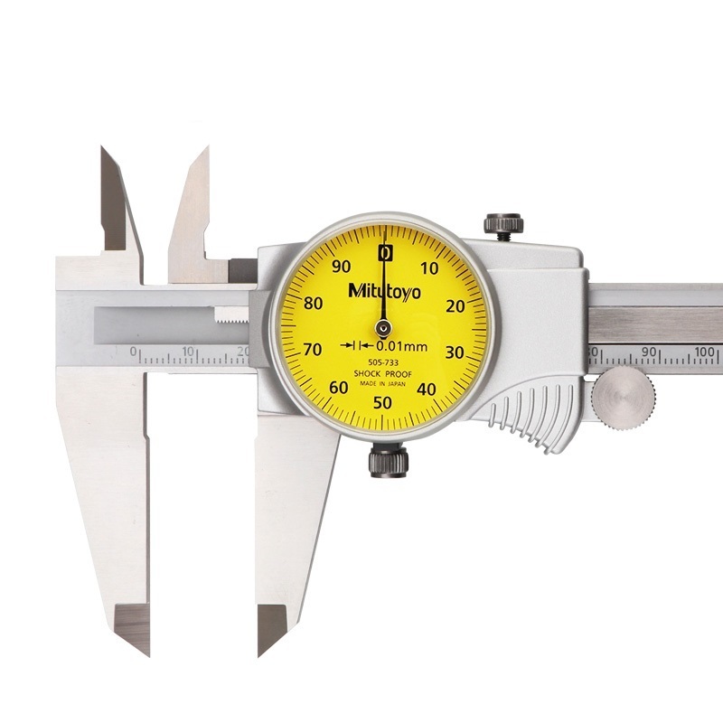 Japan Mitutoyo Vernier Caliper with Meter 0-150-200 High Precision 505-730 732