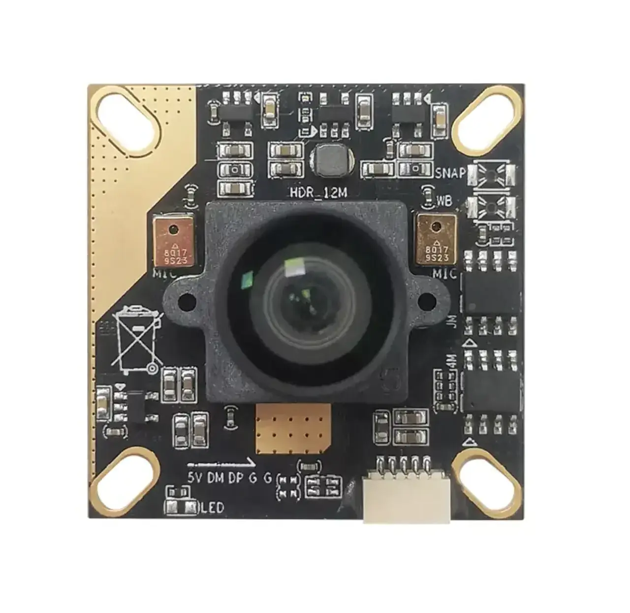 JEO IMX377 Customized COMS 12MP Support UVC Protocol Mic HDR Face Recognition 1200W 4K Usb Camera Module