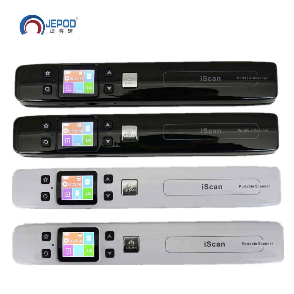 JEPOD JP-IS02 Mini Iscan A4 JPG/PDF Format Wifi 1050DPI Portable LCD Colored Screen Document/Images Scanner for business