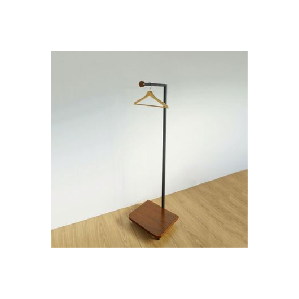 Luxury wooden kids hanger display stand coat rack boutique cloth hanger stand