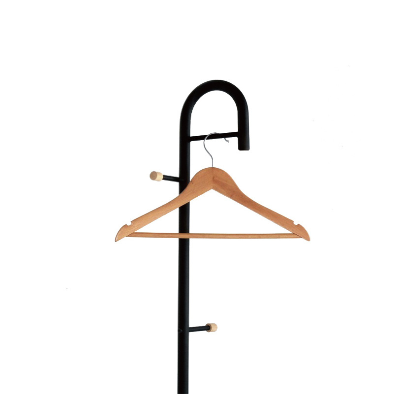 Bedroom and Hall Entrance Metal Coat Rack - Sturdy Floor Hanger for Garments