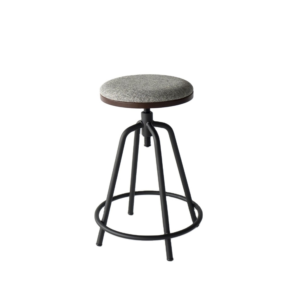 Backless Counter Height Upholstered Bar Stool Seat