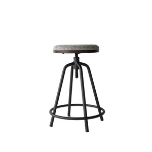 Backless Counter Height Upholstered Bar Stool Seat