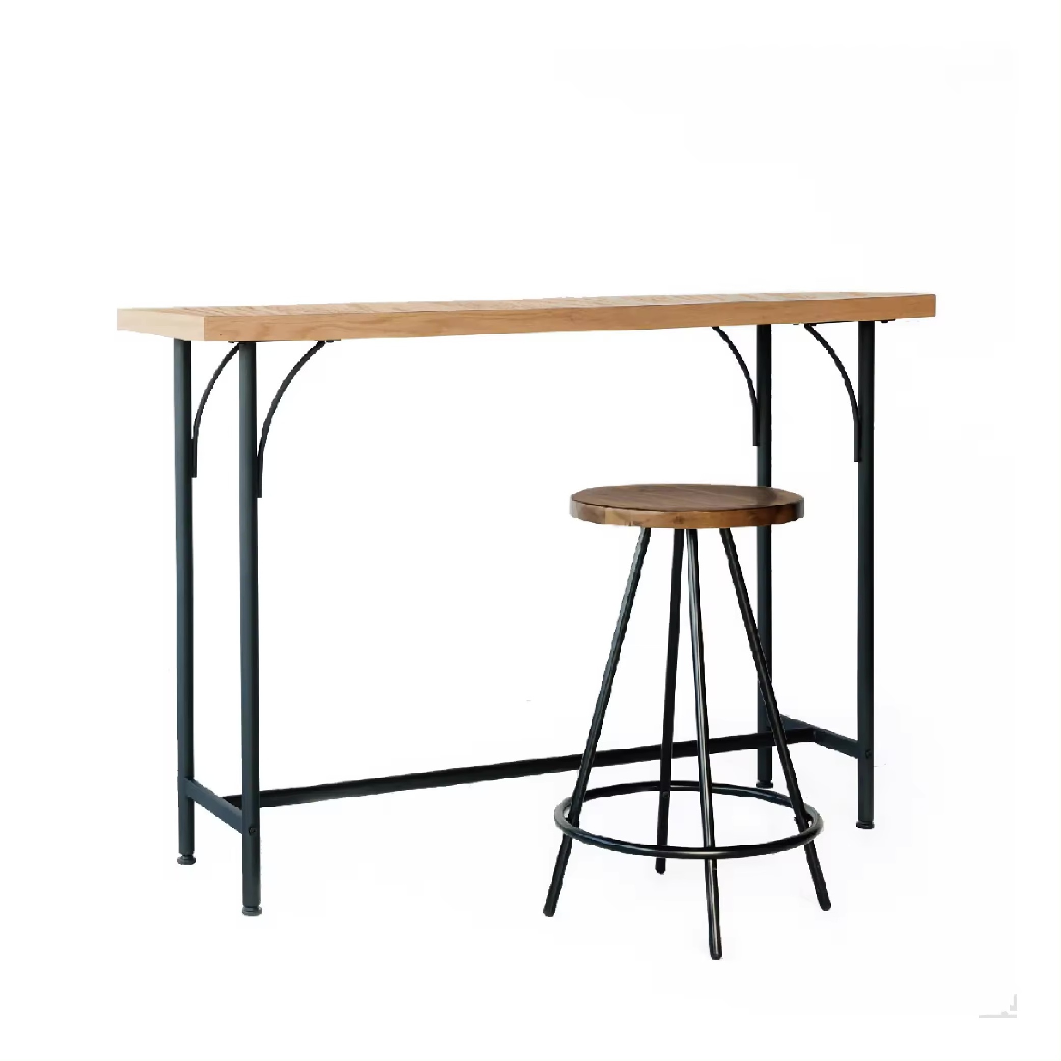 Heavy-Duty Metal Frame Barstool for Commercial Bars and Restaurants